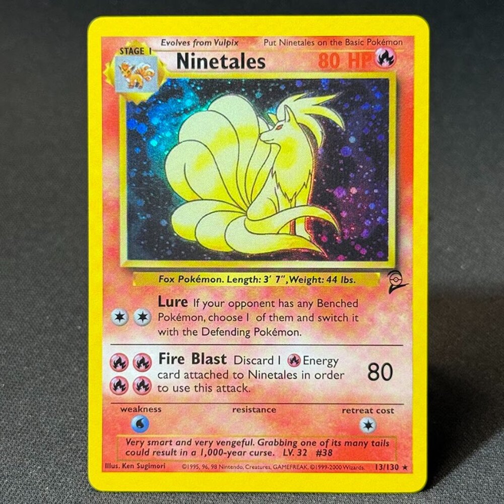 Ninetales Base Set 2 "Reprinted" - Picture 2 of 3